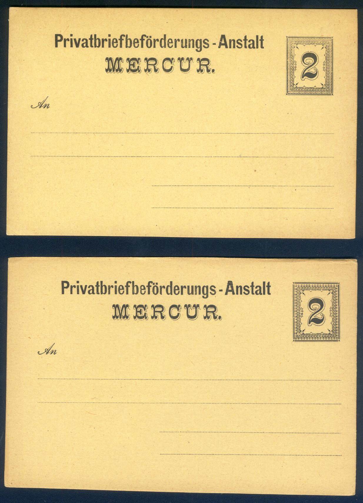 Mercur P3 u. P4 postfr.